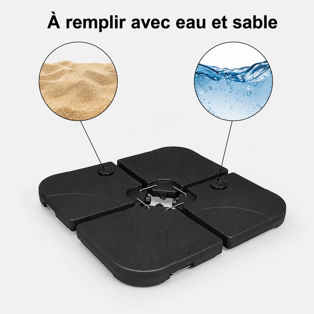 Support Parasol Déporté 3x3